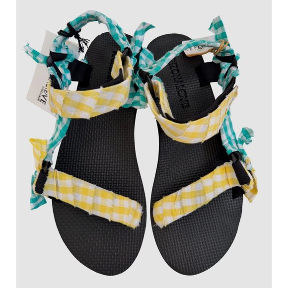 Arizona Love Trakky Sandal Size 41 Yellow Mint Adjustable $188 Nordstrom's - Picture 5 of 9